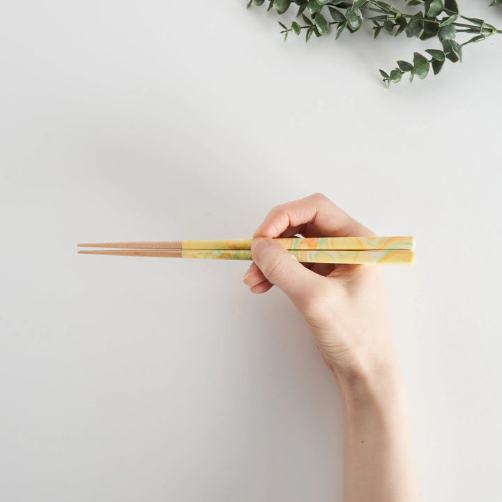 Marble Dream chopsticks featuring a sleek glossy finish and smooth tapered design perfect for elegant everyday dining.