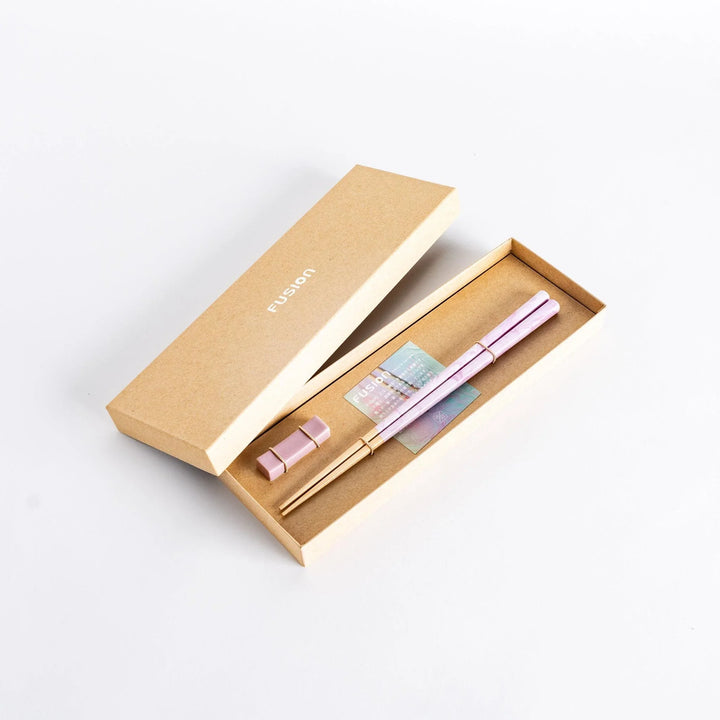 Purple rectangular chopstick rest, featuring a smooth finish and subtle color, ideal for matching with elegant chopsticks.