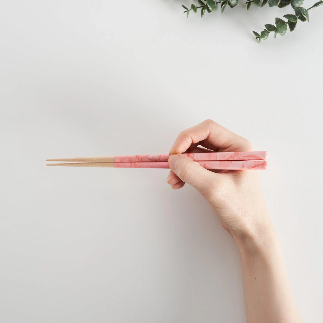 Marble Dream chopsticks featuring a sleek glossy finish and smooth tapered design perfect for elegant everyday dining.