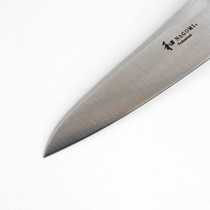 Nagomi Professional utility knife with sleek sharp blade and modern striped handle for precise comfortable kitchen work.