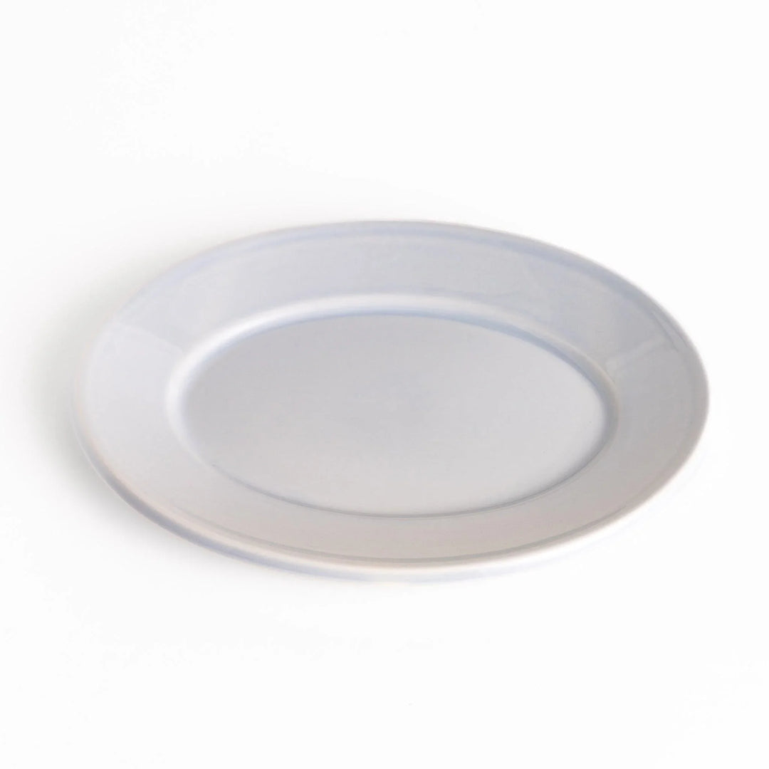 Durable and elegant blue ceramic salad plate, adding a pop of color to your table setting.