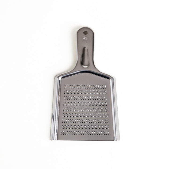 Stainless steel miso strainer with fine mesh and long handle perfect for making smooth miso soup.