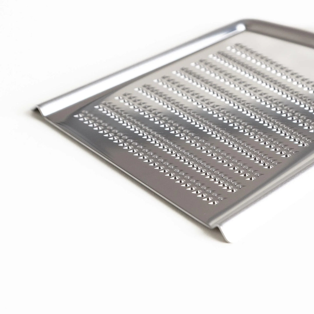 Stainless steel miso strainer with fine mesh and long handle perfect for making smooth miso soup.