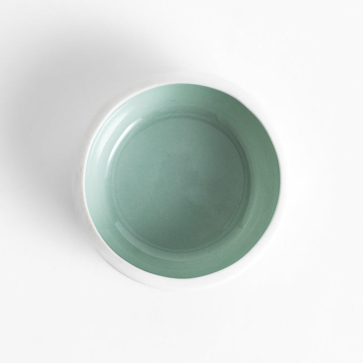 Japanese samurai helmet lidded condiment bowl with blue and gold detailing perfect for sauces or dips.