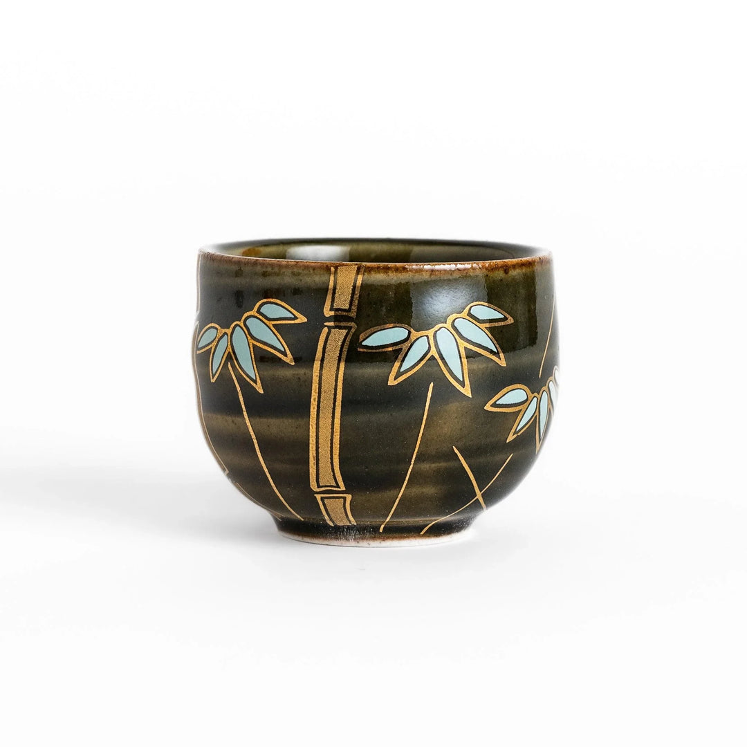 Set of five Sake Cups featuring seasonal blossom designs, perfect for enjoying your favorite sake.